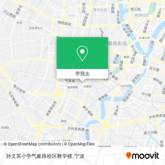 孙文英小学气象路校区教学楼地图