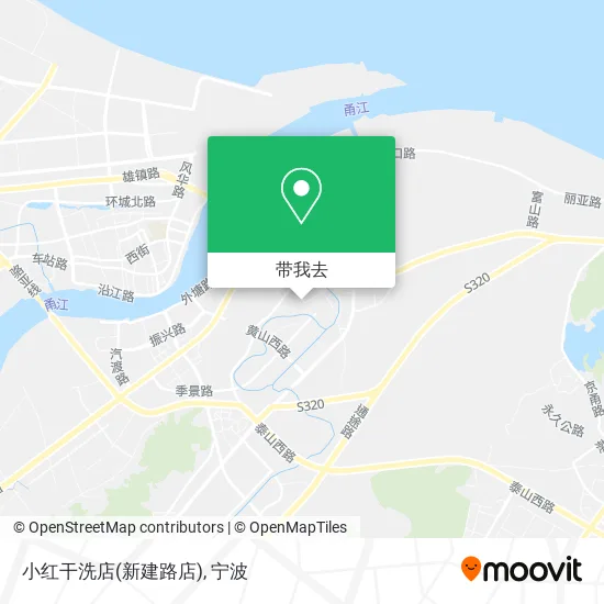 小红干洗店(新建路店)地图