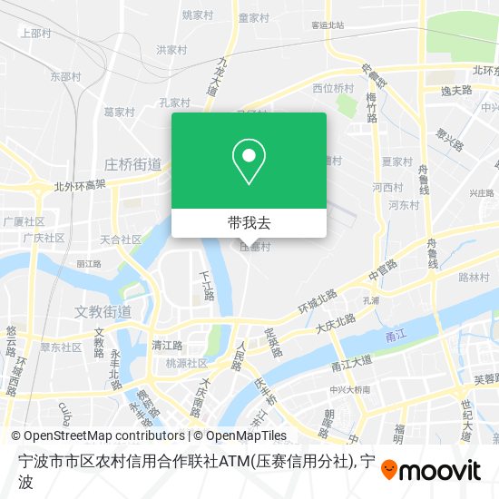 宁波市市区农村信用合作联社ATM(压赛信用分社)地图