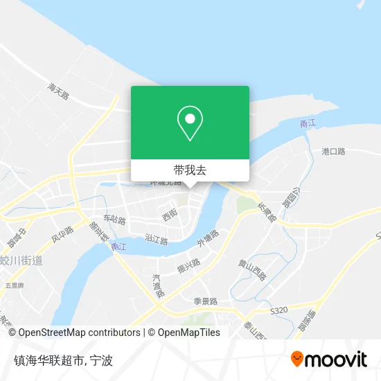 镇海华联超市地图