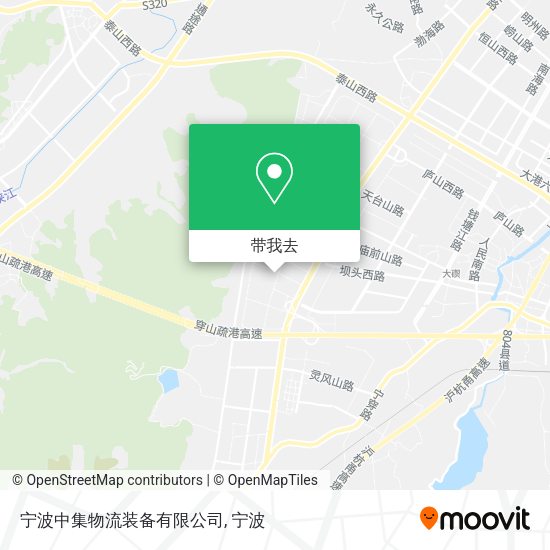 宁波中集物流装备有限公司地图