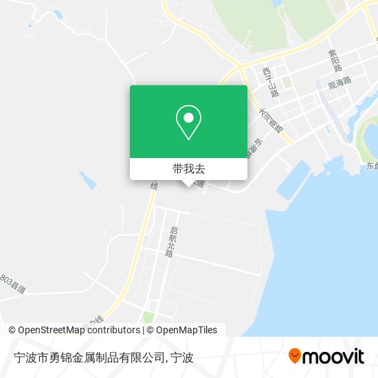 宁波市勇锦金属制品有限公司地图