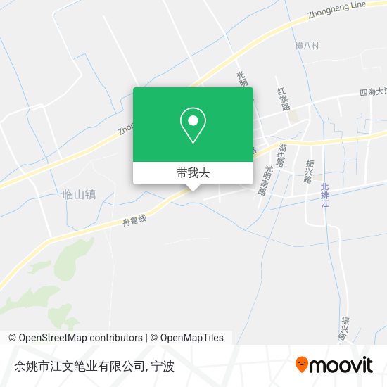 余姚市江文笔业有限公司地图