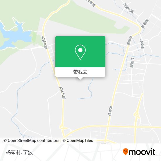 杨家村地图