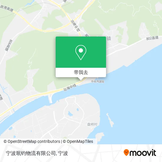 宁波珉钧物流有限公司地图