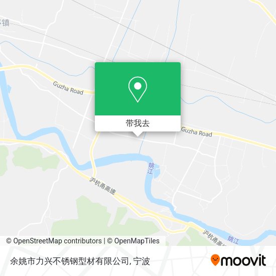 余姚市力兴不锈钢型材有限公司地图
