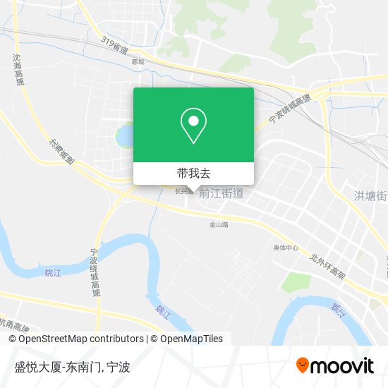 盛悦大厦-东南门地图