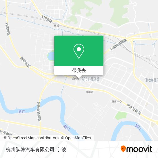 杭州纵韩汽车有限公司地图