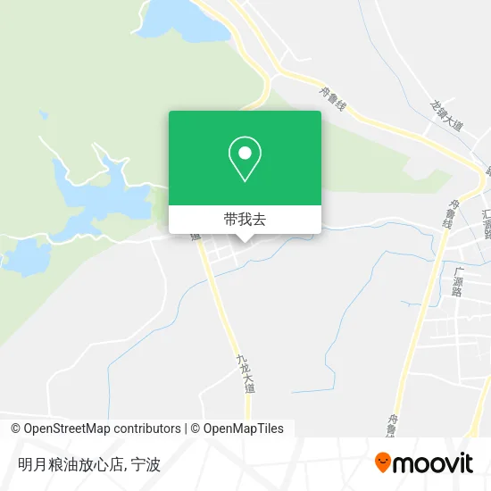 明月粮油放心店地图