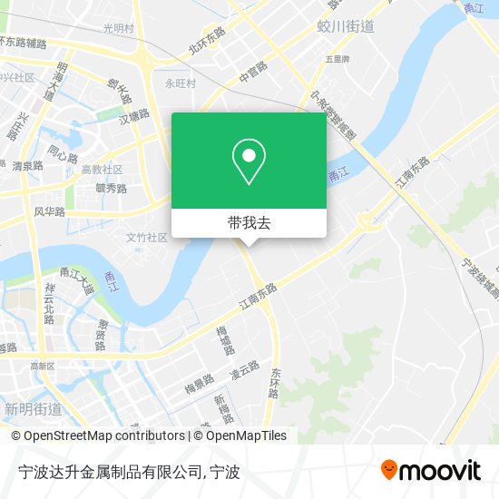 宁波达升金属制品有限公司地图