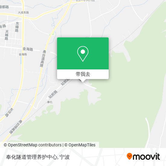 奉化隧道管理养护中心地图