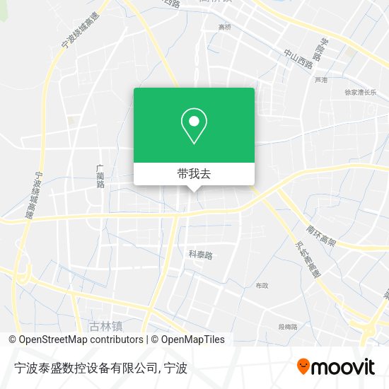 宁波泰盛数控设备有限公司地图