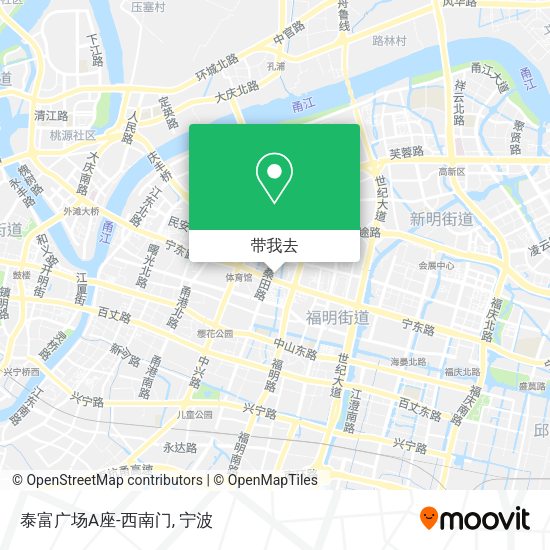 泰富广场A座-西南门地图