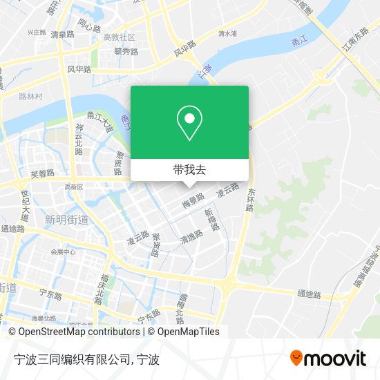 宁波三同编织有限公司地图