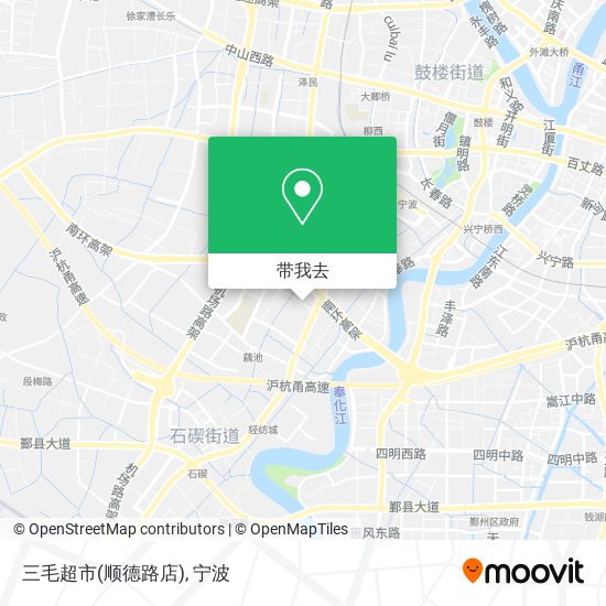 三毛超市(顺德路店)地图