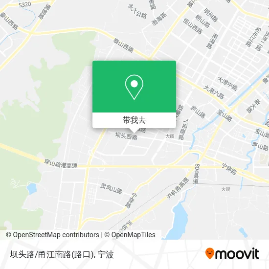 坝头路/甬江南路(路口)地图