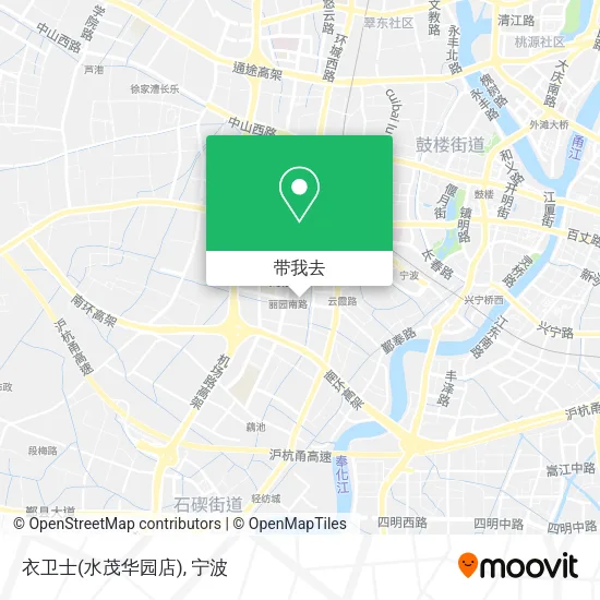 衣卫士(水茂华园店)地图