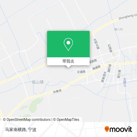 马家南横路地图