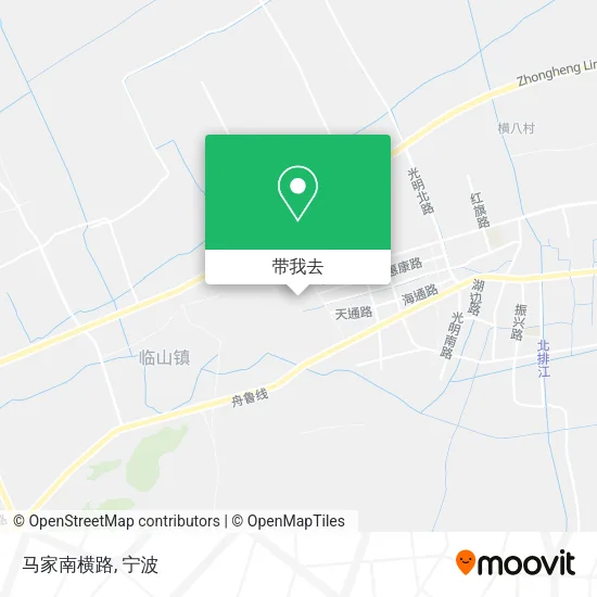 马家南横路地图
