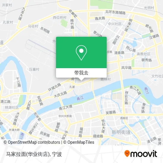 马家拉面(华业街店)地图