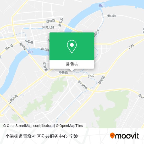 小港街道青墩社区公共服务中心地图
