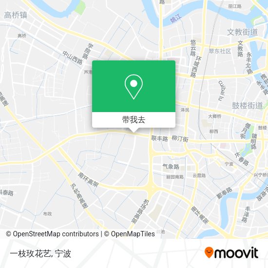 一枝玫花艺地图