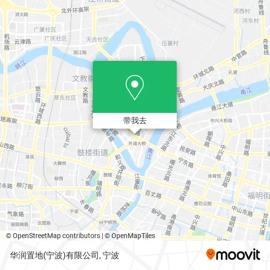 华润置地(宁波)有限公司地图