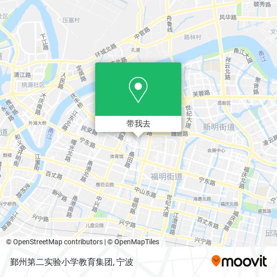 鄞州第二实验小学教育集团地图