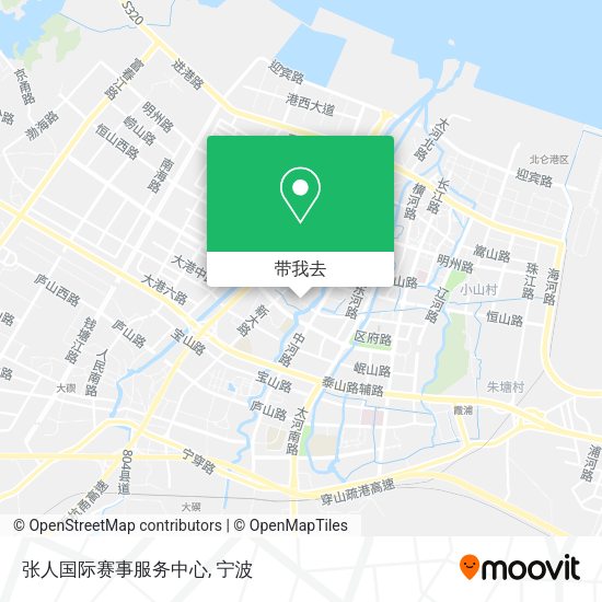 张人国际赛事服务中心地图
