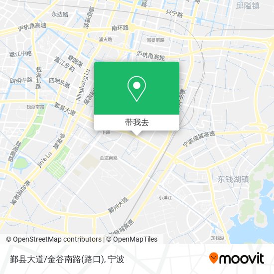 鄞县大道/金谷南路(路口)地图