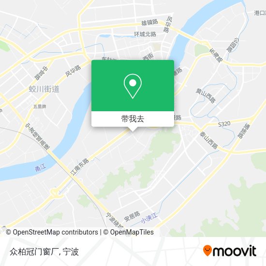众柏冠门窗厂地图