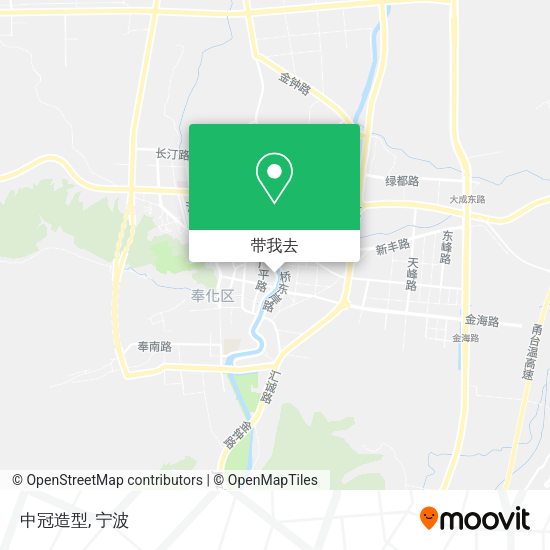 中冠造型地图