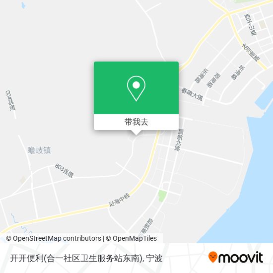 开开便利(合一社区卫生服务站东南)地图