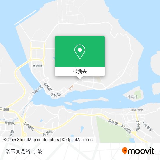 碧玉棠足浴地图