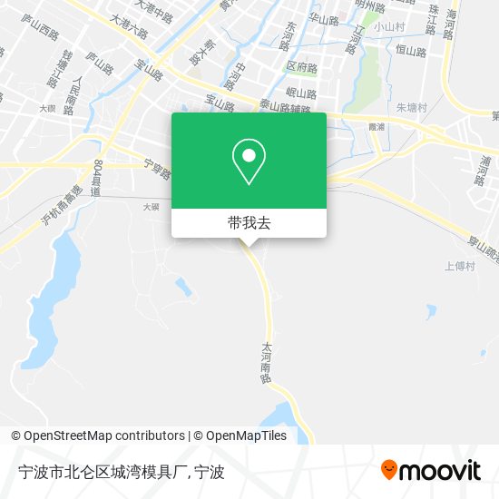 宁波市北仑区城湾模具厂地图