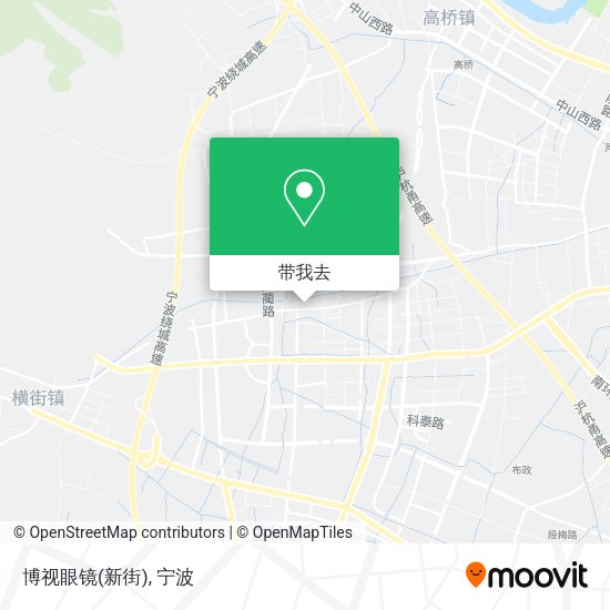 博视眼镜(新街)地图