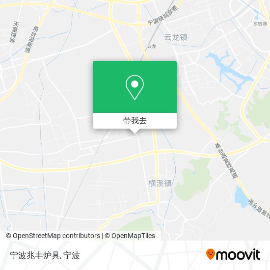宁波兆丰炉具地图