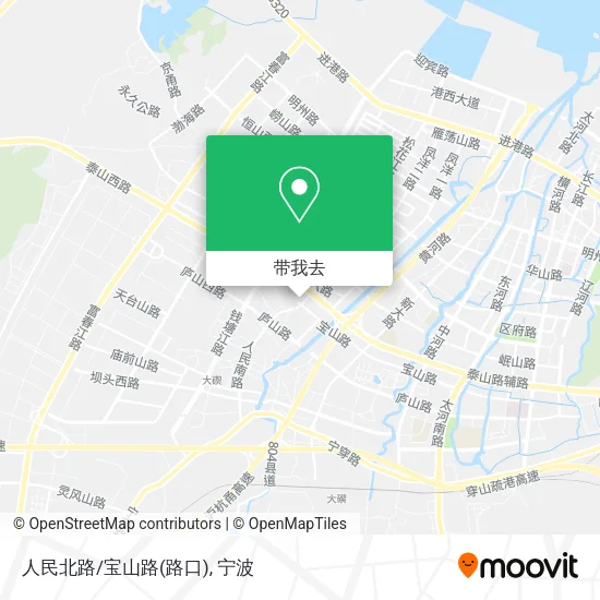 人民北路/宝山路(路口)地图