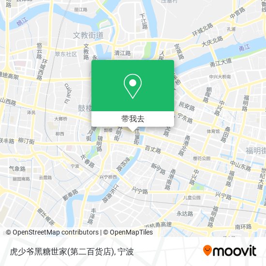 虎少爷黑糖世家(第二百货店)地图