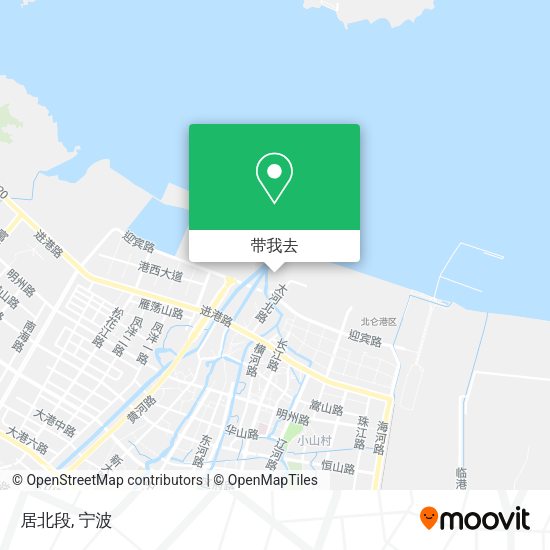 居北段地图