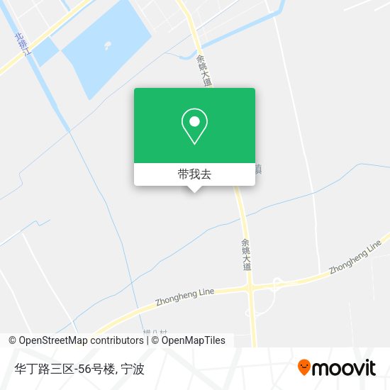 华丁路三区-56号楼地图