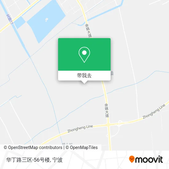华丁路三区-56号楼地图