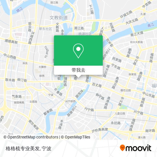 格格梳专业美发地图