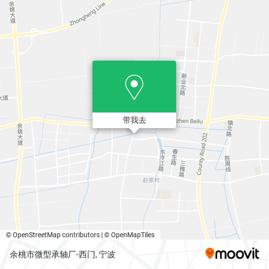 余桃市微型承轴厂-西门地图