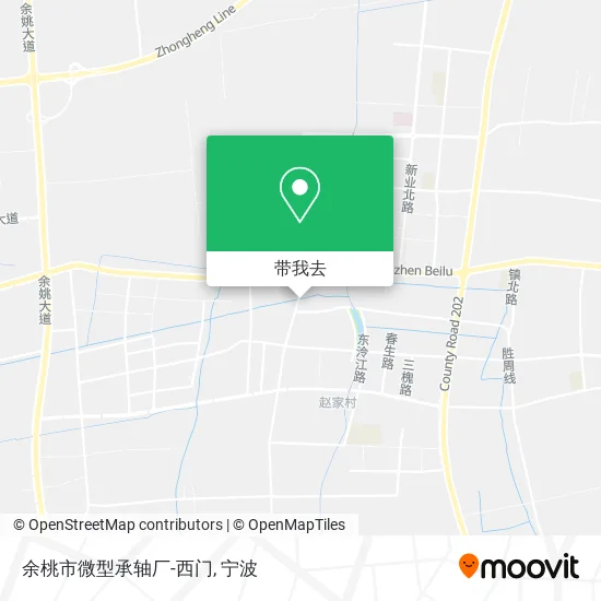余桃市微型承轴厂-西门地图