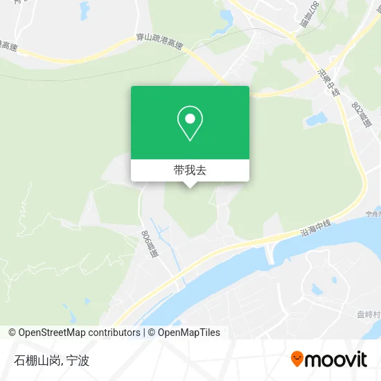 石棚山岗地图