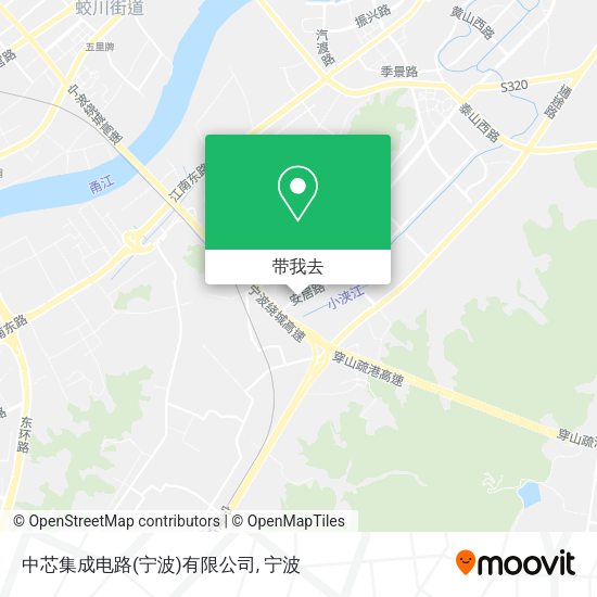 中芯集成电路(宁波)有限公司地图
