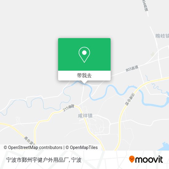 宁波市鄞州宇健户外用品厂地图