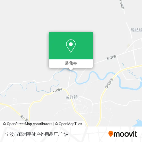 宁波市鄞州宇健户外用品厂地图