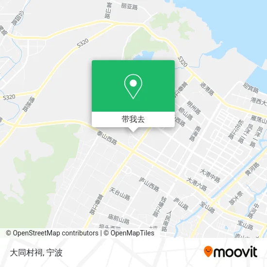 大同村祠地图